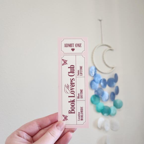 Vintage Readers Bookmark Set Pink Red Cute Retro Style Art Bookish Gift Matte - Picture 3 of 9